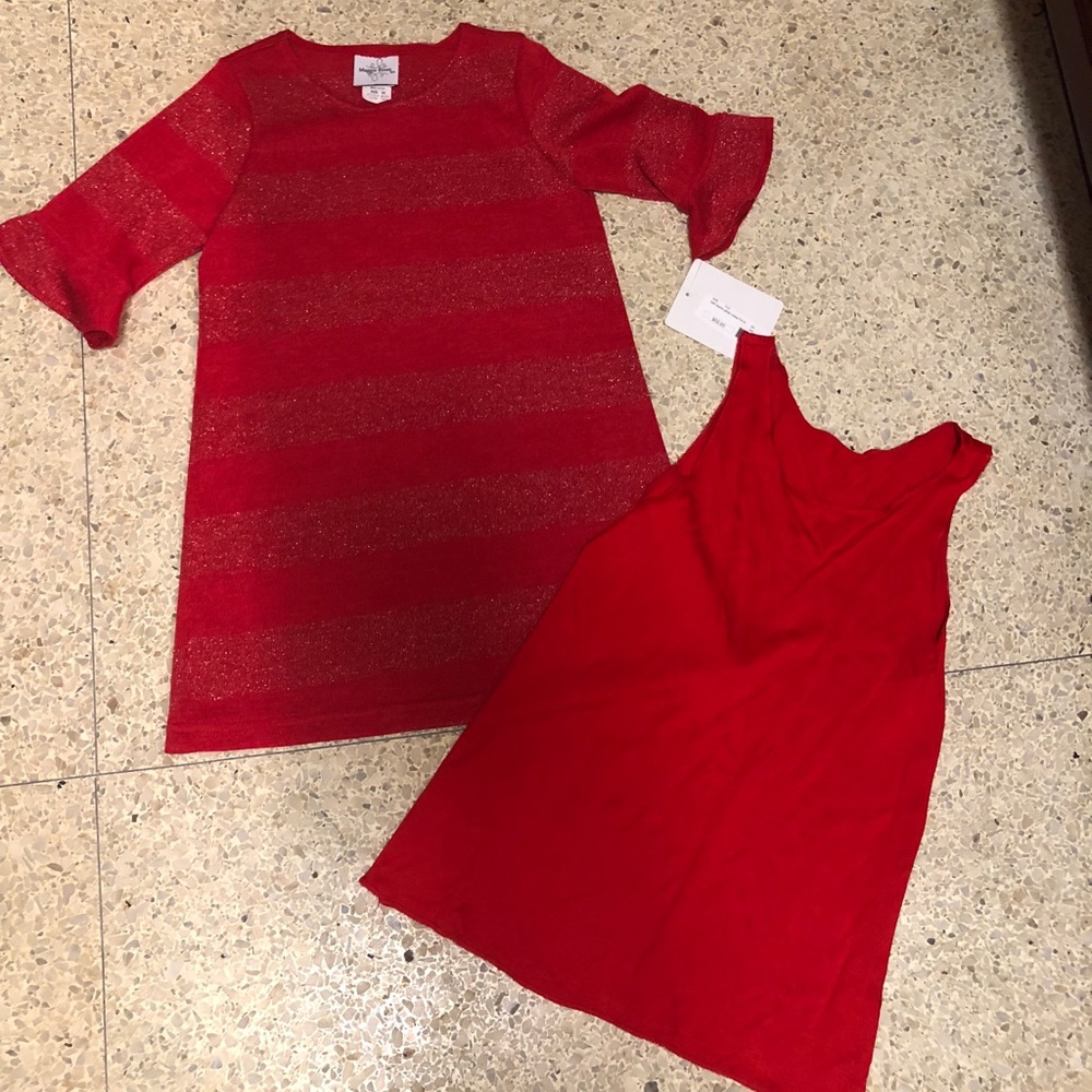 Maggie Breen too- Beautiful red dress 6x